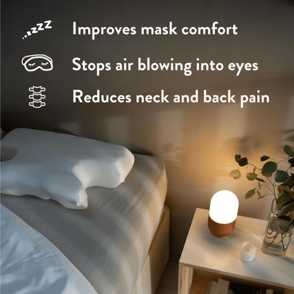 Advanced CPAP Pillow Sleep Apnoea - Putnams air into eyes pain red lines discomfort side sleeping