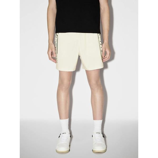Amiri Fortune Swim Shorts   in  Light Brown
