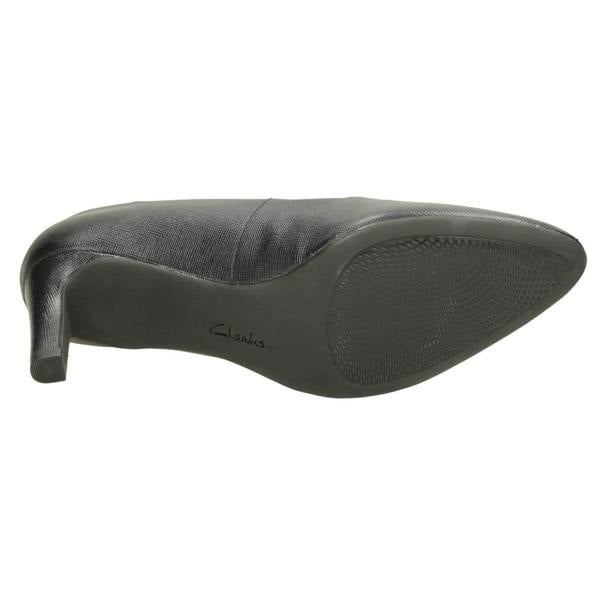 Clarks Ladies Clarks Textured Court Shoes Calla Rose