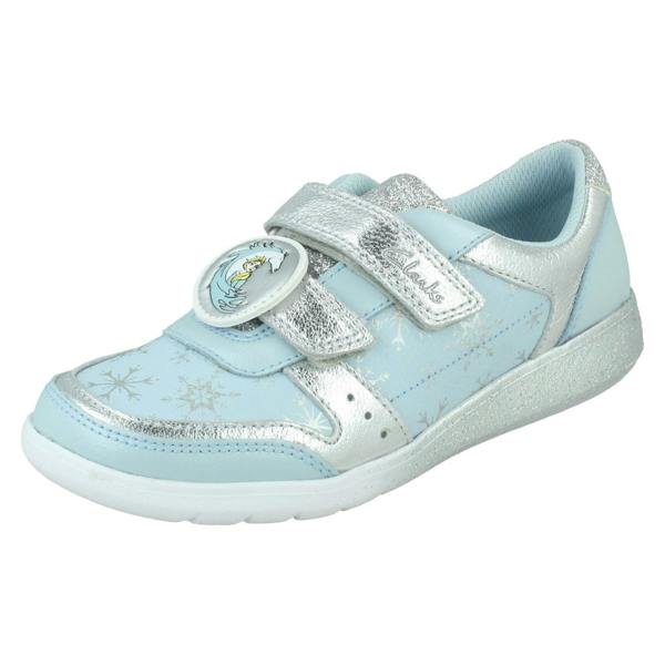 Clarks Girls Clarks Disney Frozen II Trainers Scape Ice