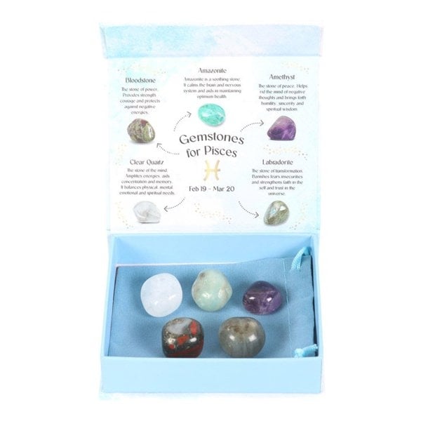 Serano Pisces Crystal Tumblestone Set