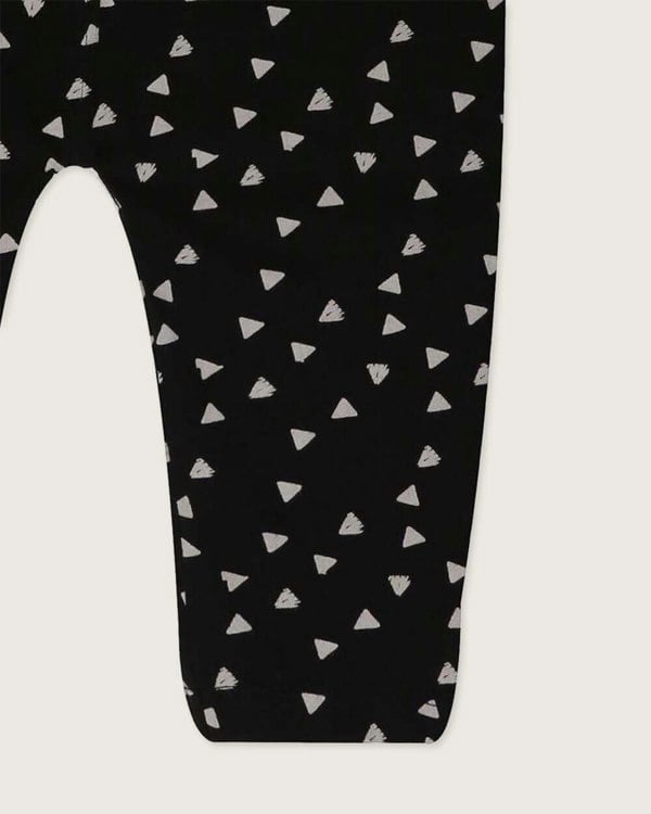 organic cotton Black Triangle Print Dungarees - image 4