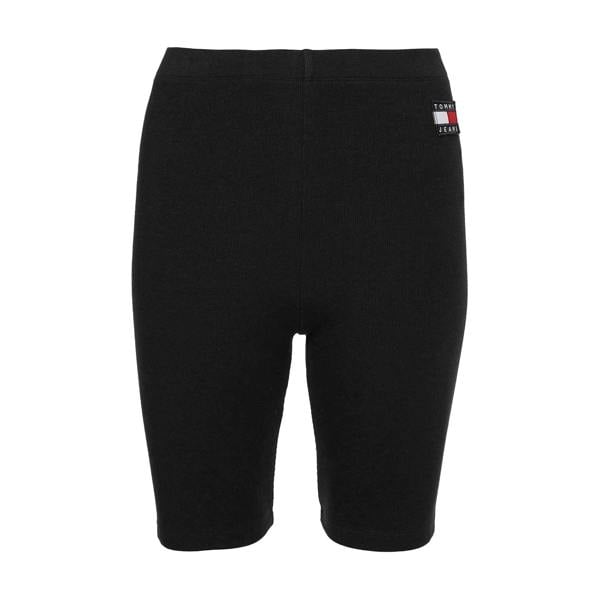 Tommy Jeans Womens/Ladies Ribbed Comfort Cycling Shorts - Black - 