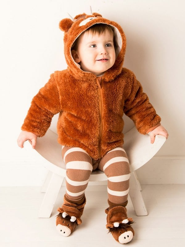 Neutral Highland Cow Hoodie - Blade & Rose UK