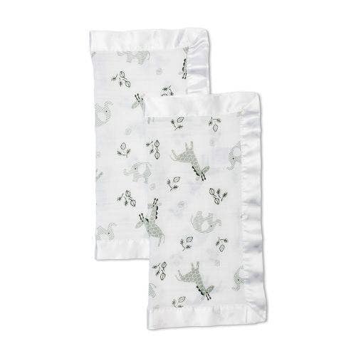 Lulujo - Muslin Security Comforter Blanket - Afrique 2 Pack