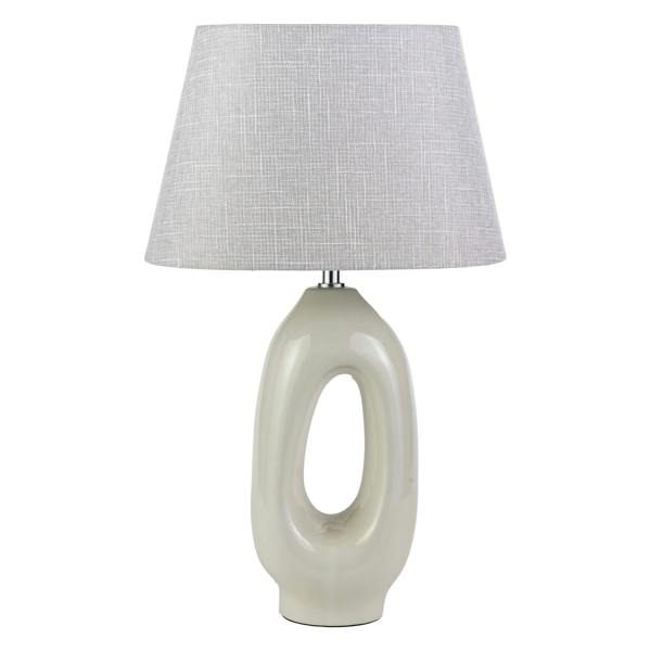 Pagazzi Lighting Aoife Cream Ceramic Table Lamp