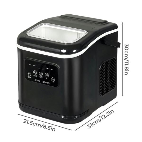 Spector Countertop Ice Cube Maker Machine 12Kg Automatic 2 Size Self Cleaning