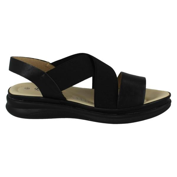 Eaze Ladies Eaze Slip On Elasticated Summer Sandals F12107