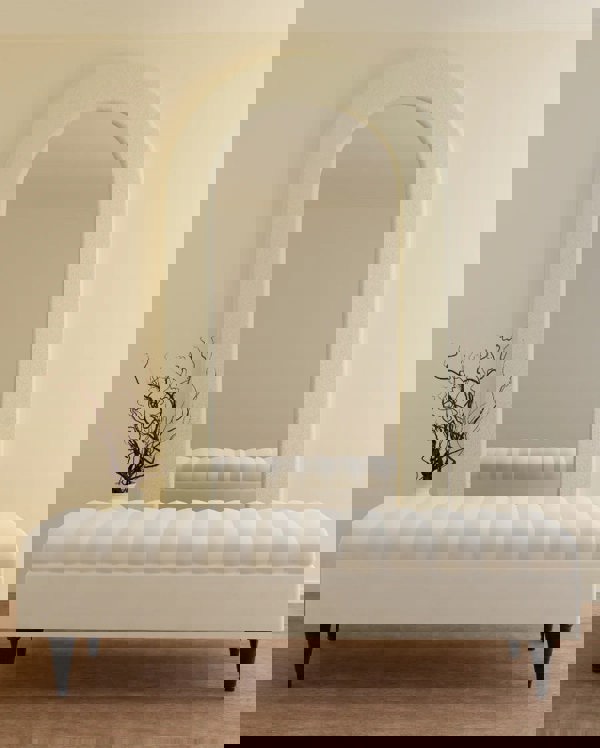 ISTOOLS Romo Panel Ottoman Bench Seat – Stylish Coffee Table & Comfortable Seating for Living Rooms UK