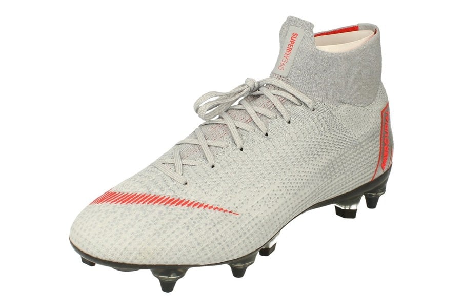 Nike Superfly 6 Elite Sg-Pro Ac Mens Football Boots Ah7366 060 - Wolf Grey Light Crimson 060 - Photo 0