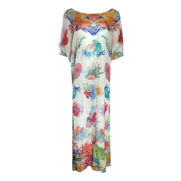 Inoa Bonaire Reef 1202116 White Pintuck Dress UK 10