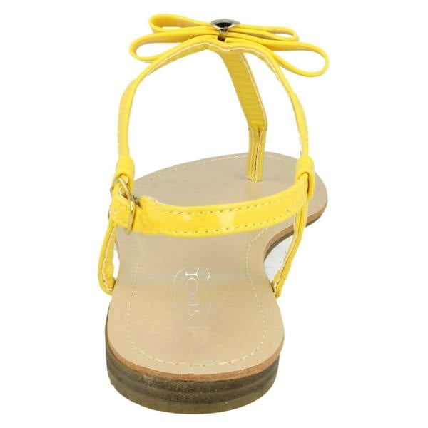 Spot On Ladies Spot On Open Toe Sandals