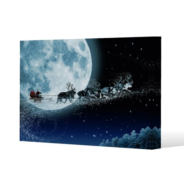 Benjamin Tate Design Magic santa's sleigh (canvas)