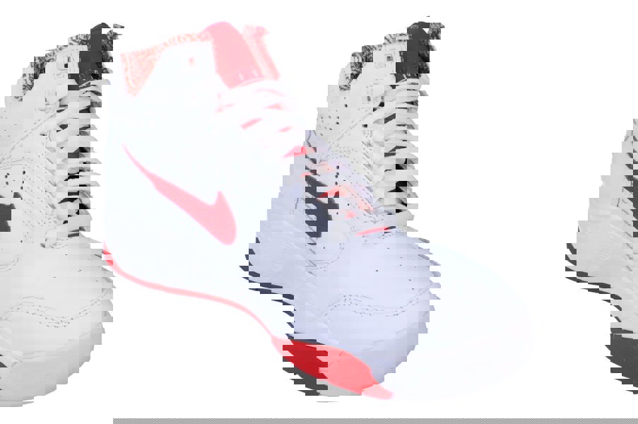 Nike Air Flight Lite Mid Mens Trainers Dj2518  101 - White University Red 101 - Photo 3