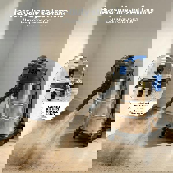 Spector Wet Dry Vacuums Cleaner 30L Wheeled Powerful Compact Cleaning Handheld