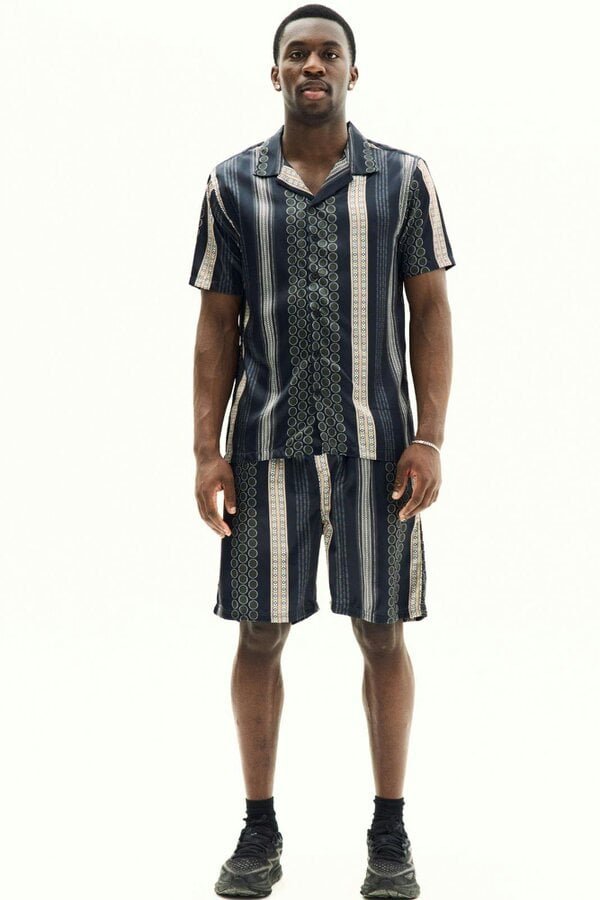 Elaina Fashion Men’s Premium Matching Shirt & Shorts Set – Regular fit