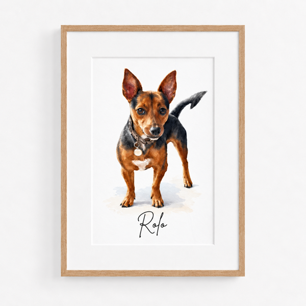 Personalised Dog Painting From Photo