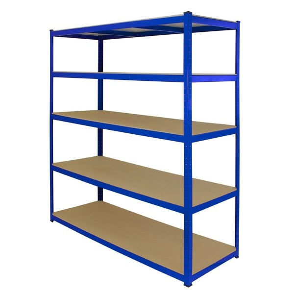 Monster Racking T-Rax Extra Wide Storage Shelves - Blue (160cm W, 60cm D)