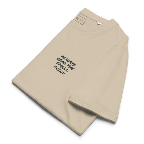 Anchor & Crew Small Print Annotations Organic Cotton T-Shirt