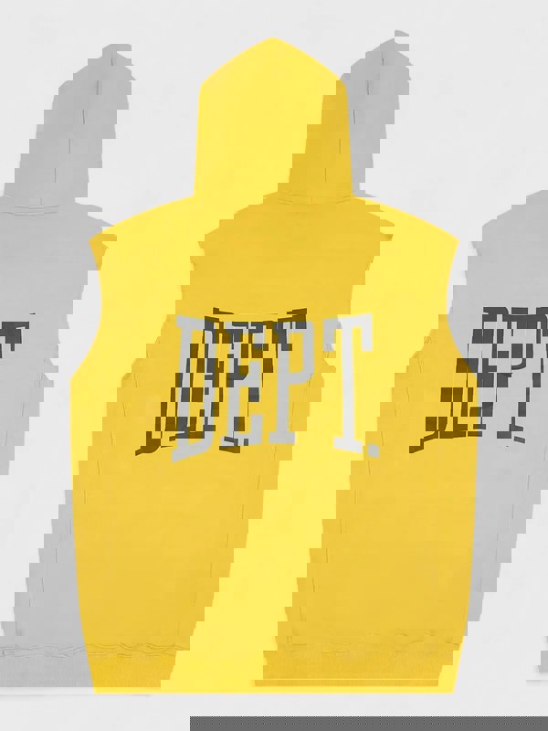 Gallery Dept. Gym Cut Off Sleeveless Hoodie Yellow