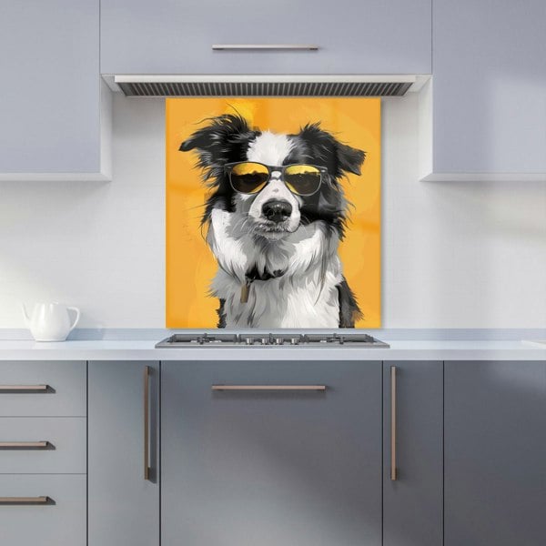 Warren Reed - Designer Cool Collie with Attitude Kitchen Splashback