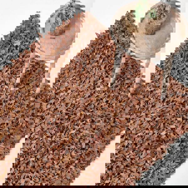 HOMESCAPES Dallas Leather Shaggy Rug