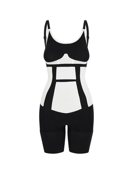 Perky Pear 360Sculpt™ Bust Support Body Suit-BLACK