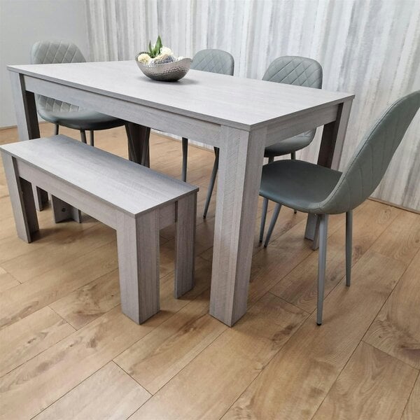 Kosy Koala Dining Table Set with 4 Chairs Dining Room, Kitchen table set of 4, and Bench