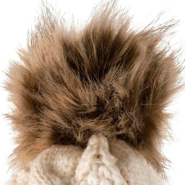Aran Diamond Cable SCOTLAND Pom Pom Hat Aran Diamond Cable Scotland Pom Pom Hat