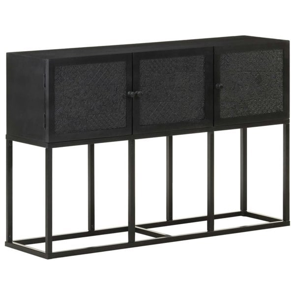 Berkfield Sideboard 115x30x76 cm Solid Mango Wood