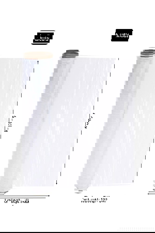 Living and Home 6 Rolls Clear Stretch Film for Packaging