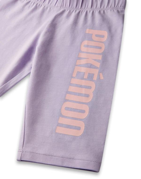 Pokemon Girls Multicoloured Pikachu Tie Dye Set T-Shirt and Shorts Set