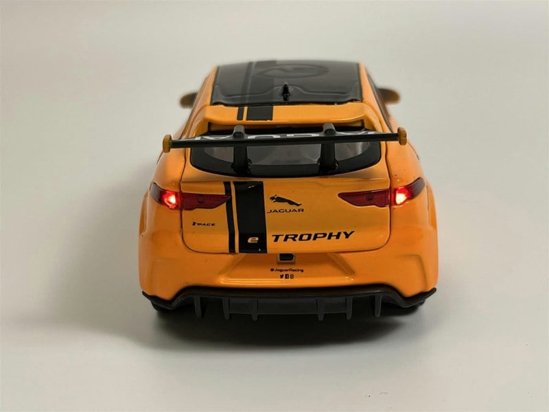 Tayumo Jaguar I Pace E Trophy LHD Light & Sound Orange 1:32 Scale - 32110012