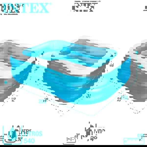 Intex Rectangular Family Swim Center Pool