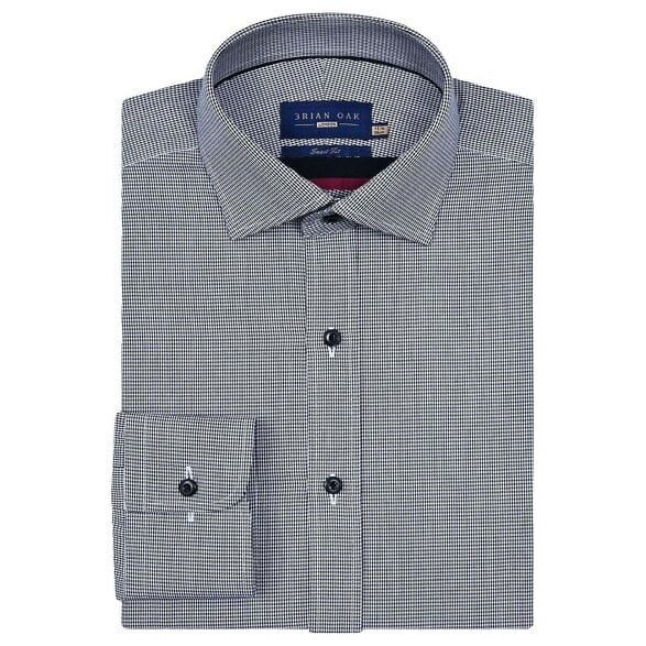 Men's Black And White Checkered Shirt