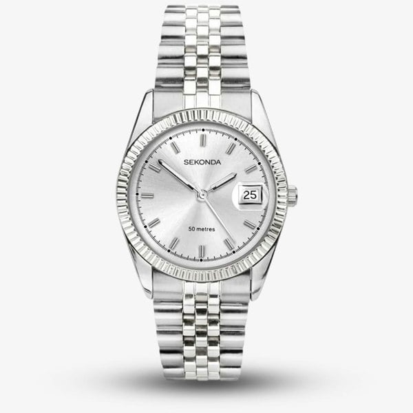 Sekonda Mens Classic Silver Watch 1688
