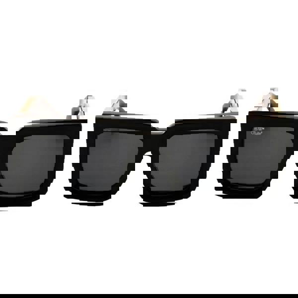 Off White Unisex Adult Boston Sunglasses - Black/Gold/Dark Grey - 