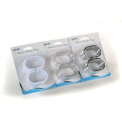 Blue Canyon Shower Curtain Hooks Chrome Finish