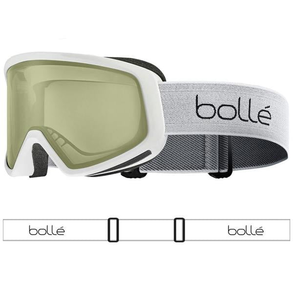 Bolle BEDROCK - Matte White with Lemon Lens