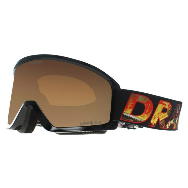 Dragon Ski Goggles DX3 Plus OTG 400 Klash Lumalens Silver Ionized & Rose