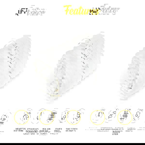 MONHOUSE  Heated Electric Under Blanket Mattress Topper 3 Heat Settings