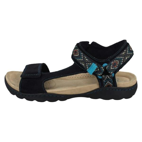 Clarks Ladies Clarks Aztec Detailed Strappy Sandals Amanda Step