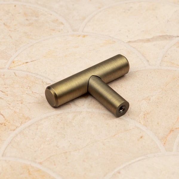 Handle & Home Antique Brass Bar Handles