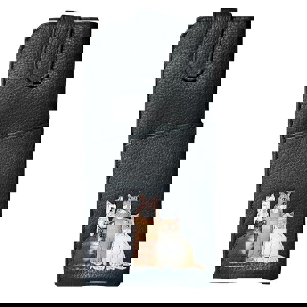 Mala Leather Meowfia Cats Wide Fit Leather Glasses Case