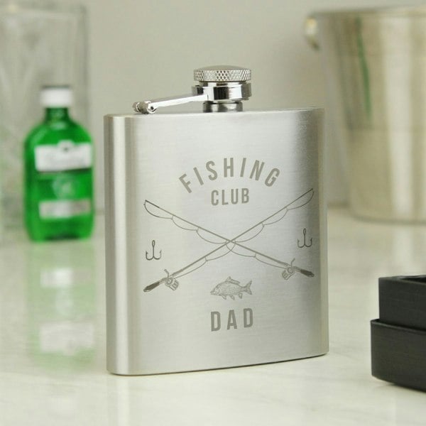 Personalised Memento Company Personalised Fishing Hip Flask