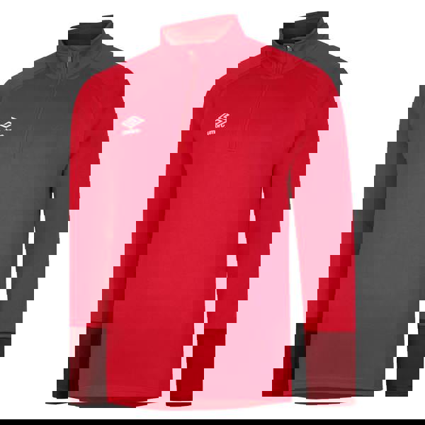 Umbro Mens Total Training Track Jacket - Vermillion/Biking Red/Black