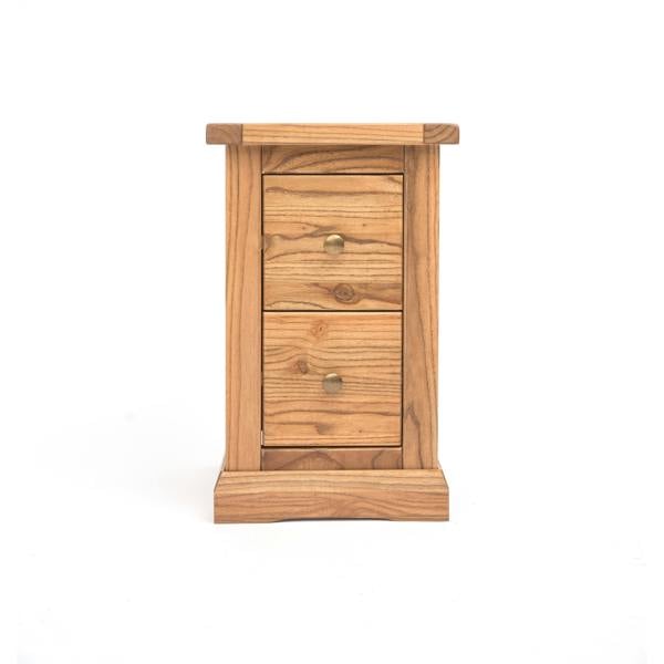 Salerno 2 Drawer Petite Bedside Table