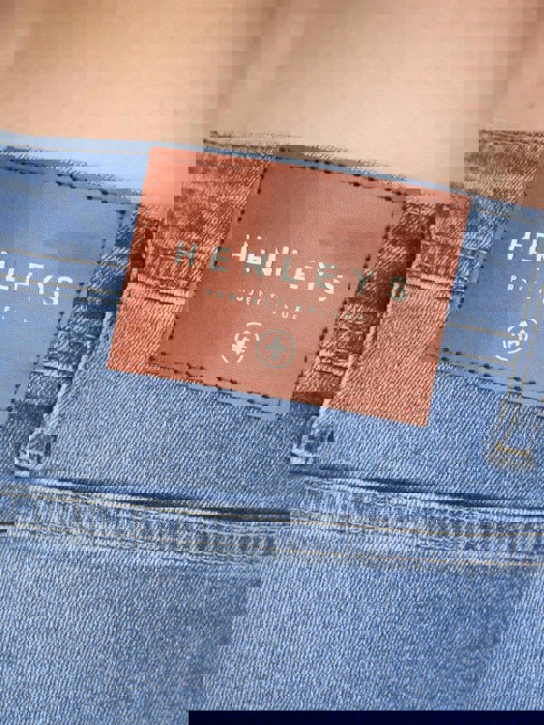 Henleys Flex Denim Shorts Light Wash