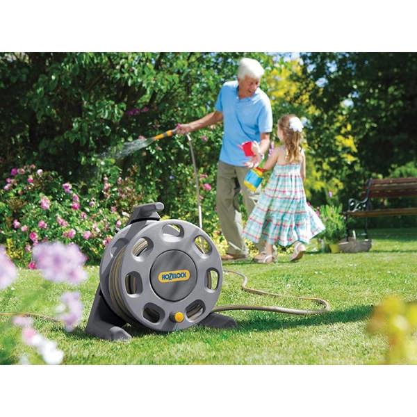 Hozelock Freestanding Compact Hose Reel - Multi Colour - 