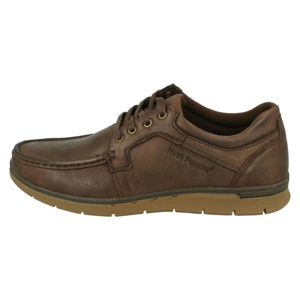 Hush Puppies Mens Hush Puppies Lace Up Moccasin Shoes Dudley